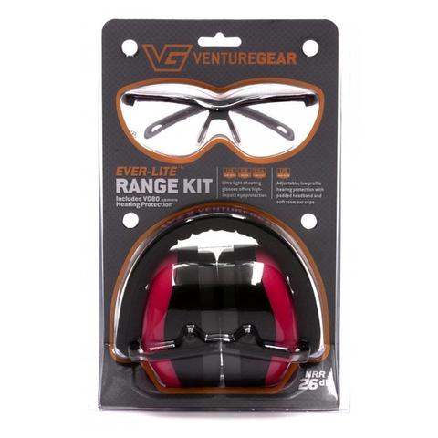 Наушники с очками Venture VGCOMBO 8617 26 дБ, уд./прочный поликарбонат, розов., защита от царапин