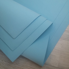 Фоамиран китайский Светло голубой. Толщина 1.0мм. Лист 60х70см.