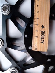 Тормозные диски  для Honda  CRF L AFRICA TWIN ABS 1100 черные / передние / ARASHI