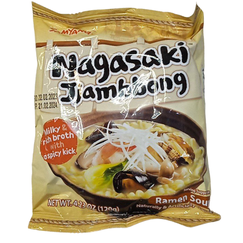 Лапша со вкусом морепродуктов Samyang Nagasaki Jiambbong, 120 гр