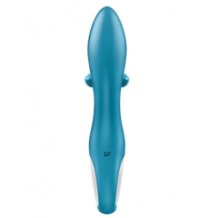 Вибратор-кролик Embrace me berry Satisfyer, бирюзовый