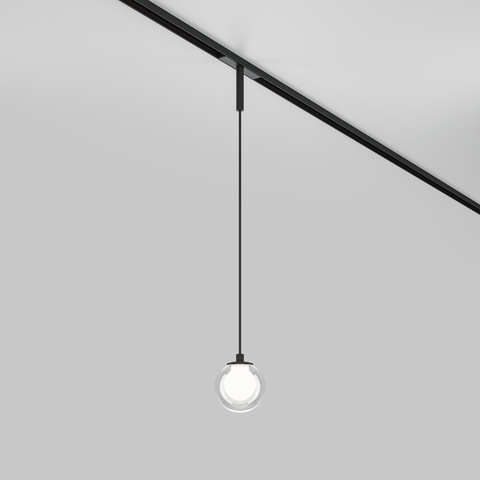 Трековый подвесной светильник Maytoni Bubble TR181PL-1-4WTW-B