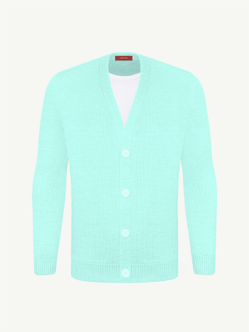 Кардиган с пуговицами из шелка