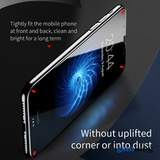 Baseus Glass Film Set (Front film+Back film) For iPhone XS Max (2018) Black SGAPIPH65-TZ01
