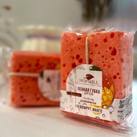Губка пенная Грейпфрут, манго | H.O.P