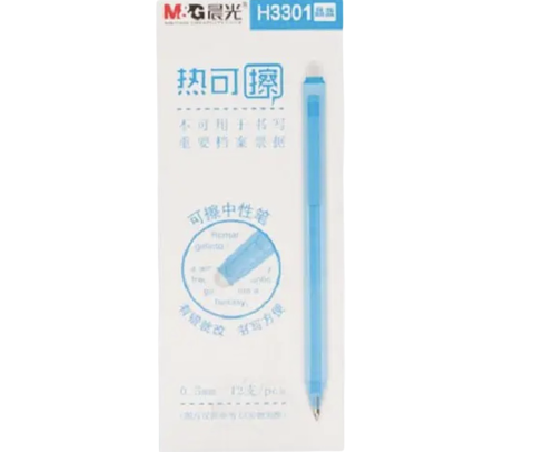 Гелевая ручка с силиконовым элементом (синяя) 0,5 (c12) (х1728) AK