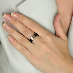 10667к -Каучуковое кольцо со вставкой из золота 585 пробы