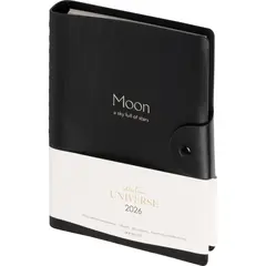 Ежедневник датированный 2026 IF 14х20см 160л, на спир Universe I1753/black