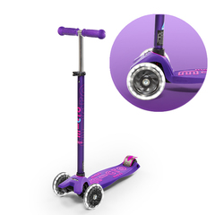 Самокат Maxi Micro Deluxe LED Сиреневый
