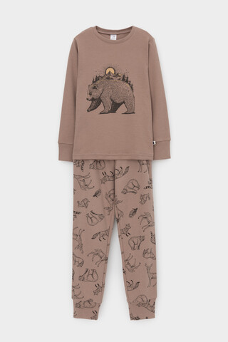 пижама  для мальчика  К 1541/холодный какао,медведи