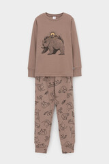 пижама  для мальчика  К 1541/холодный какао,медведи