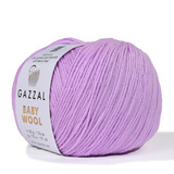 Пряжа Gazzal Baby Wool 823 сиреневый