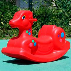 Качалка балансир Для Помещений «Оленёнок» Красный