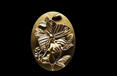 Силиконовый молд Камея № 29 Бабочка Объемная