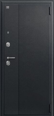 Дверь входная Сезам А-02 (2026), 2 замка, 1 мм металл, (черный сатин+капучино 3Д) #2