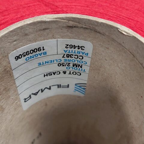 Хлопок с кашемиром (15%) FILMAR COT&CASH 2/50 красный