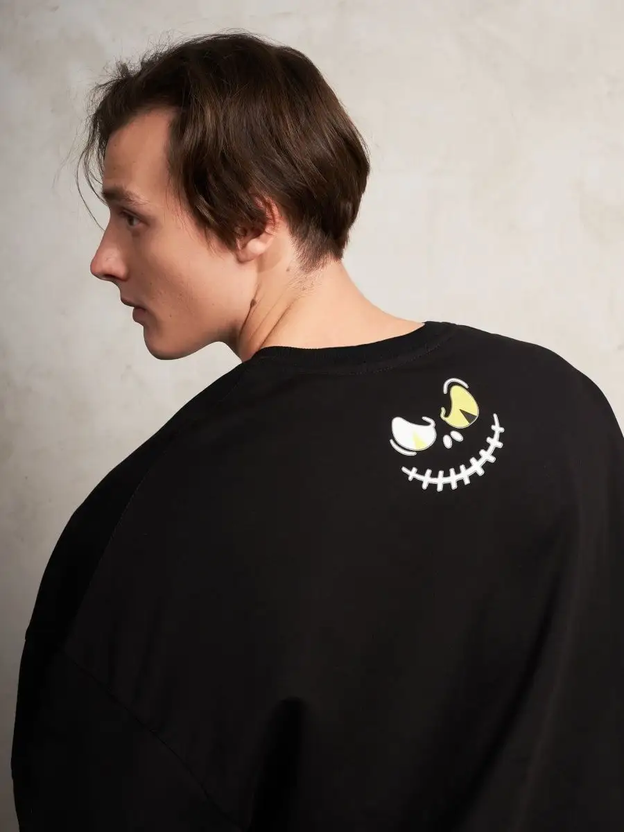 Лонгслив оверсайз женский мужской спортивный с принтом аниме