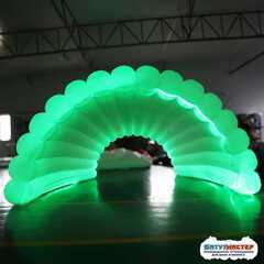 Надувная сцена ракушка LED «Неоновая ночь», 5×3,5×3,5 м