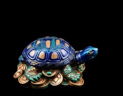 Силиконовый молд Черепаха фен-шуй