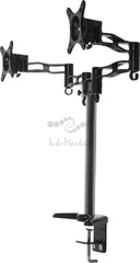Кронштейн для мониторов Cactus CS-VM-D08-BK черный 13"-27" макс.8кг настольный поворот и наклон — фото 5