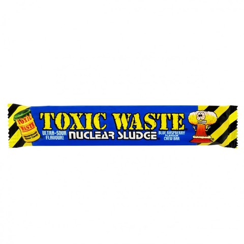 Жевательная конфета Toxic Waste Nuclear Sludge Sour Blue Raspberry