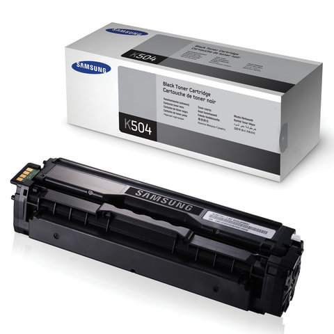 Картридж лазерный SAMSUNG (CLT-K504S) CLX-4195FN/4195FW и CLP-415N и другие, оригинальный, черный, ресурс 2500 стр.