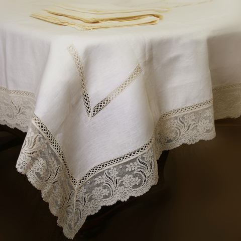 Скатерть 180х280 и 12 салфеток Old Florence Trine
