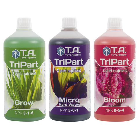 Комплект удобрений TA TriPart Set HW 1л для жесткой воды (GHE Flora Series)