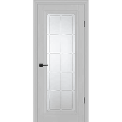 Купить Межкомнатная дверь экошпон Profilo Porte PSC-35 агат остеклённая