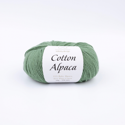 Пряжа Infinity Cotton Alpaca 8522 шалфей