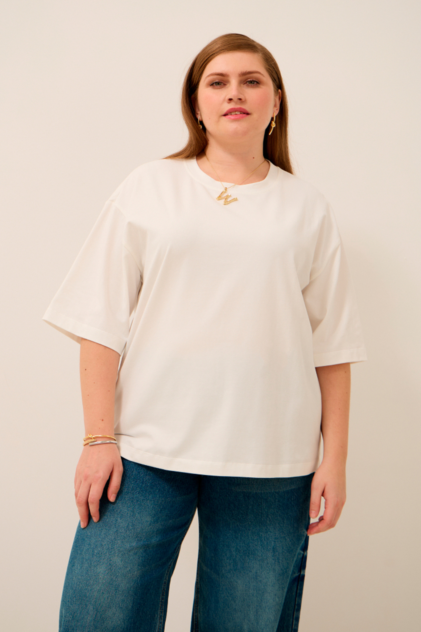 Футболка boxy fit из хлопка