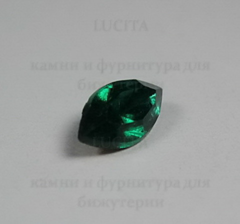 Ювелирные стразы Preciosa Emerald (10х5 мм) ()
