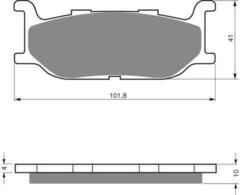 Тормозные колодки дисковые 048 S3