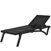 Шезлонг Pacific черный