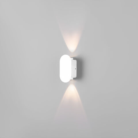 Уличный настенный светодиодный светильник Elektrostandard Mini Light 35153/D белый