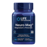 L-треонат магния, Neuro-mag Magnesium L-threonate, Life Extension, 90 вегетарианских капсул 1