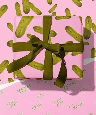 Упаковочная бумага О' Огурцы