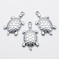 Подвеска Черепаха, сталь, размер 25*14 мм, цена за 1 шт