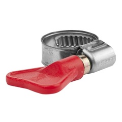 ЗУБР Бабочка, 12 - 20 мм, накатная лента 9 мм, 2 шт, нержавеющий хомут, Профессионал (37835-12-20)