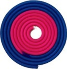 СКАКАЛКА ДЛЯ ГИМНАСТИКИ INDIGO 3м. цветная