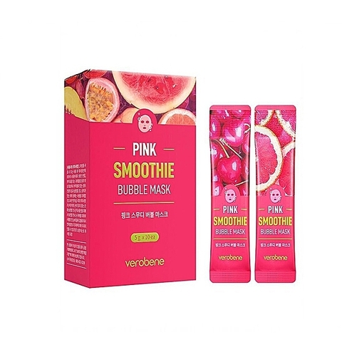 Кислородная маска смузи Verobene Pink Smoothie Bubble Mask 5 гр