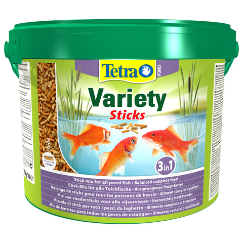 Tetra Pond Variety Sticks корм для прудовых рыб (3 вида палочек) (10 л)