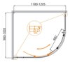 Душевой уголок Cezares MOLVENO-RH-1 MOLVENO-RH-1-120/90-C-Cr-IV