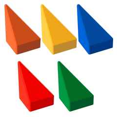 Элемент пирамидальный 3x3x5 см для GigaBloks 5"