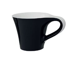 ArtCeram CUP OSL005 01 50 Раковина, Artceram, CUP, ширина, мм-690, глубина, мм-500, высота, мм-425, тип установки-напольный, отверстия для смесителя-отсутствуют, без декора, материал-Livingtec, цвет-черный/белый фото