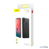 Baseus Glass Film Set (Front film+Back film) For iPhone XS Max (2018) Black SGAPIPH65-TZ01