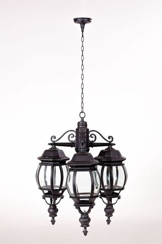 Люстра 3-х рожковая America L черный (B)