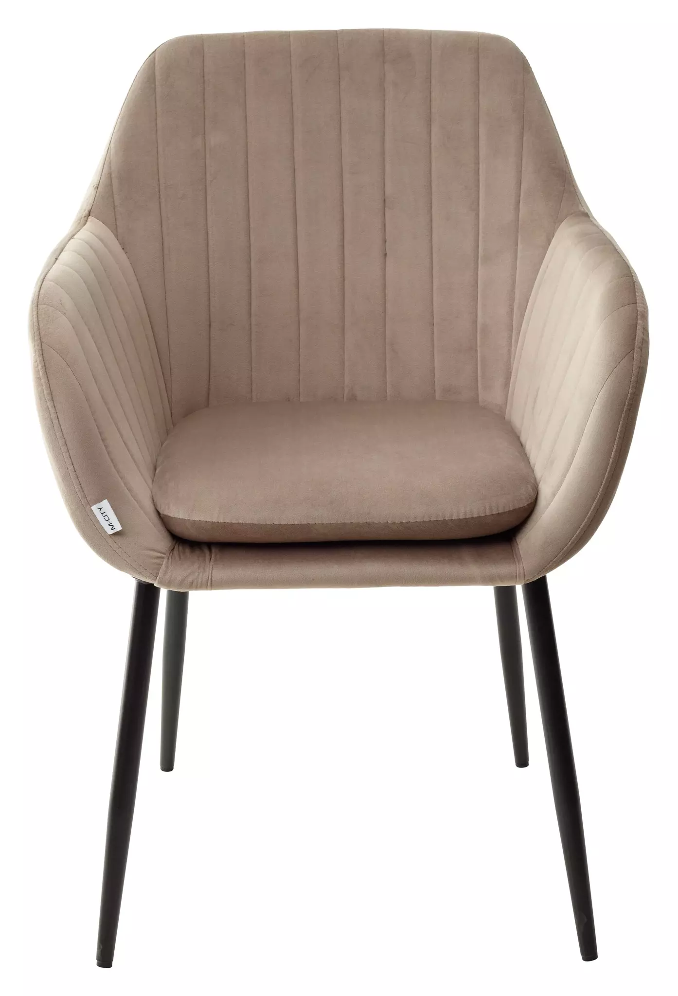 Стул ALABAMA BLUVEL-40 BEIGE, велюр / черный каркас М-City