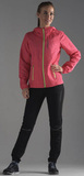 Беговая куртка с капюшоном Nordski Run Pink-Yellow женская