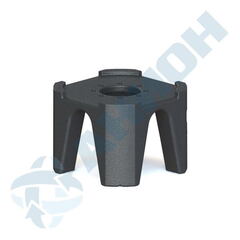 Подставка для дозировочных контейнеров дк60, дк100, дк200 Анион горизонтальная (555x555x420см;черный) - арт.559450